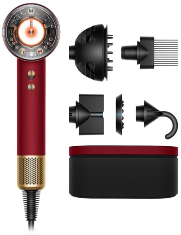 Фен Dyson HD16 Straight+Wavy Red Velvet