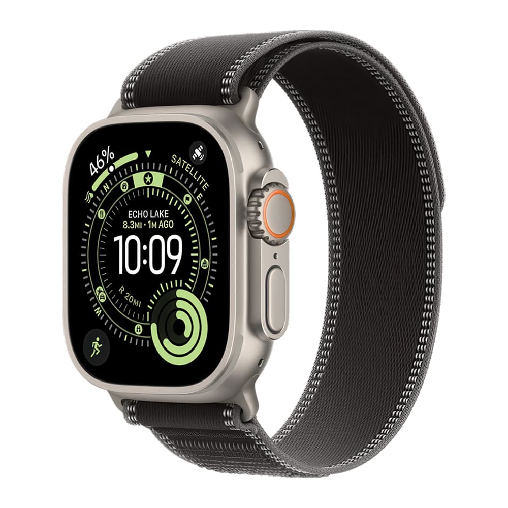 Apple Watch Ultra 3 49mm Natural / Charcoal Trail Loop