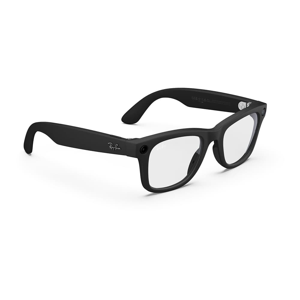 Очки Meta Ray-Ban Wayfarer Matte Black / Clear (Gen2) Размер M