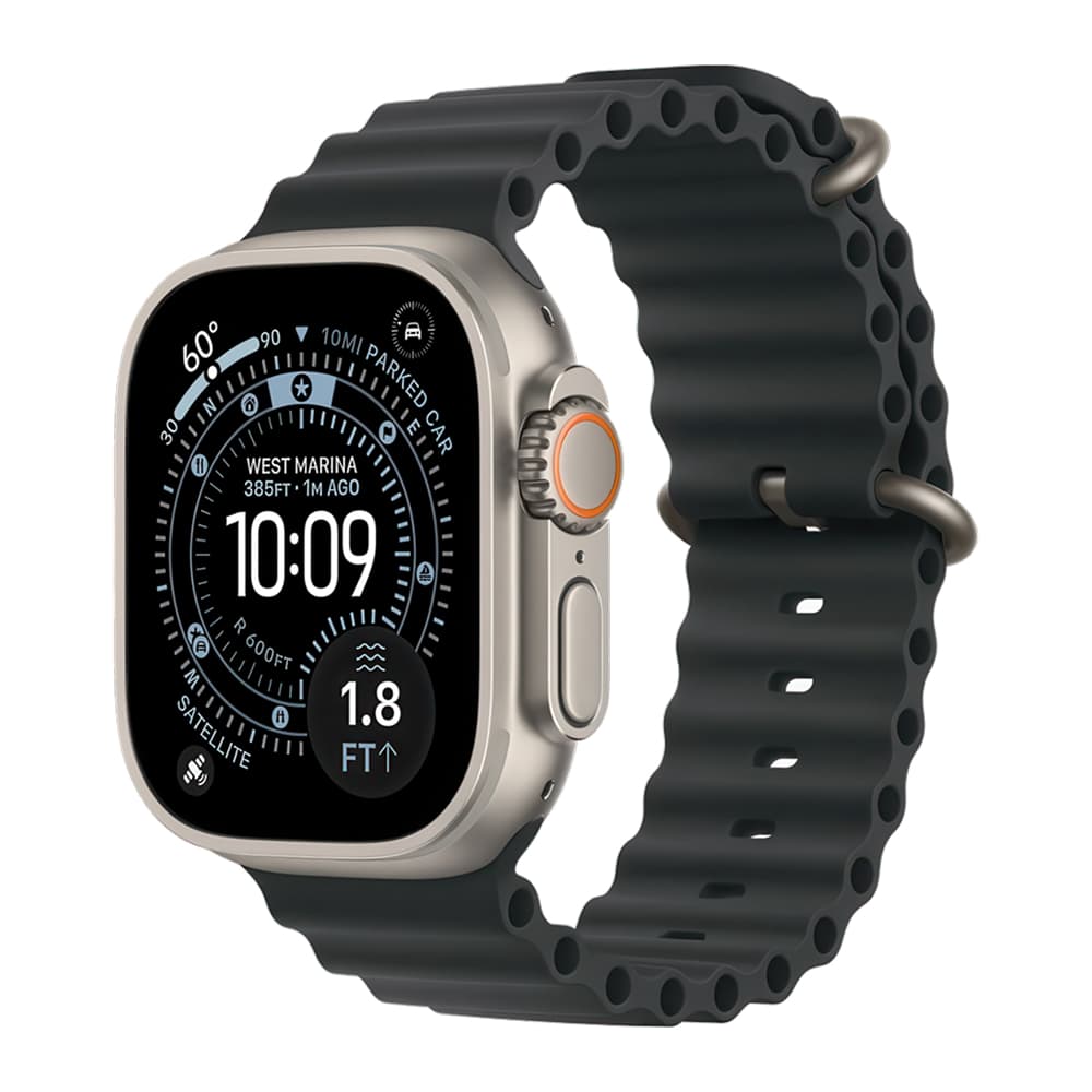 Apple Watch Ultra 3 49mm Natural / Black Ocean Band