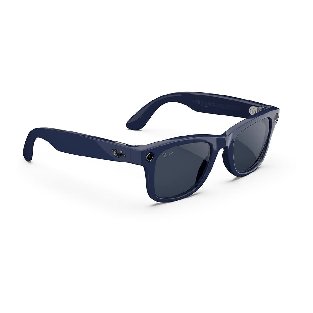 Очки Meta Ray-Ban Wayfarer Shiny Cosmic Blue / Transitions Sapphire lenses (Gen2) Размер M