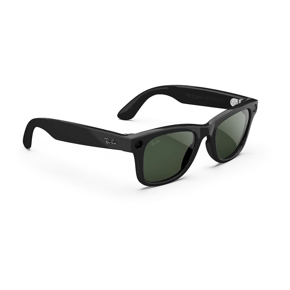 Очки Meta Ray-Ban Wayfarer Shiny Black / Graphite Green Transitions (Gen2) Размер M